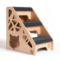 Scaletta per animali in legno, colore marrone chiaro